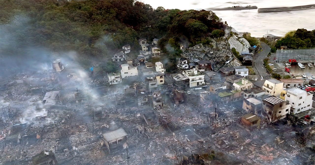 大分市佐賀関の大規模火災・被災状況3DアーカイブのOGP画像